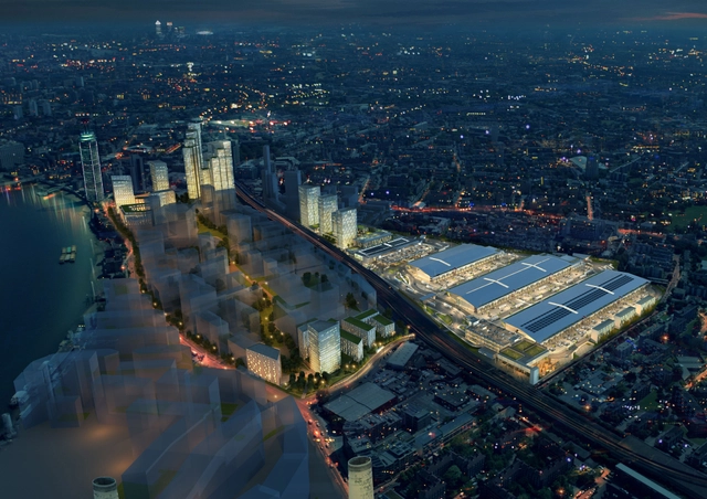 BDP e SOM revelam proposta para novo Covent Garden Market - Mercado