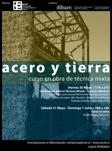 Acero y Tierra: curso de construcción con técnica  / Santiago, Chile - Imagen Principal