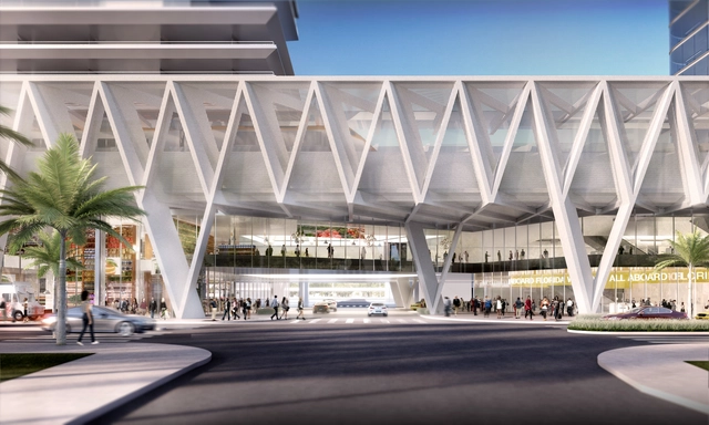 SOM Reveals Design for "All Aboard Florida" Train Station - Train Station