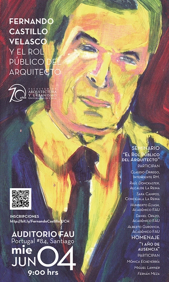 Seminario: "Fernando Castillo Velasco y el rol público del arquitecto" / Santiago, Chile - Imagen Principal