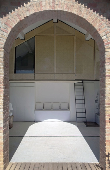 Pavillon d'été / Noémie Meney  - Adaptive Reuse, Door, Facade, Arch