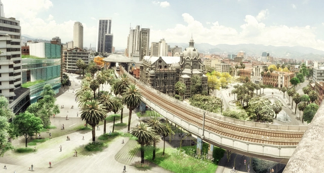 Tercer Lugar en concurso público de anteproyecto del Carrera Bolívar / Medellín, Colombia - Imagen Principal
