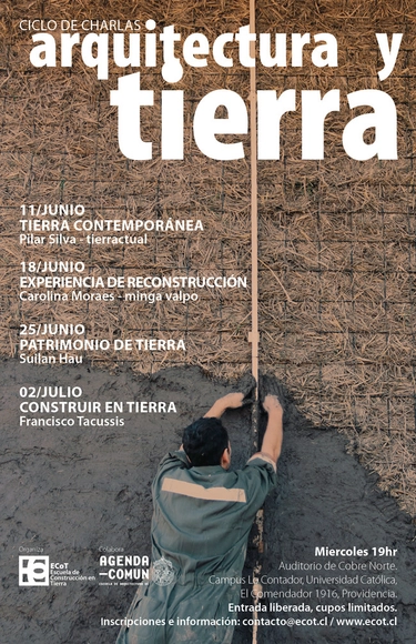 Ciclo de charlas "Arquitectura y tierra" / Santiago, Chile - Imagen Principal