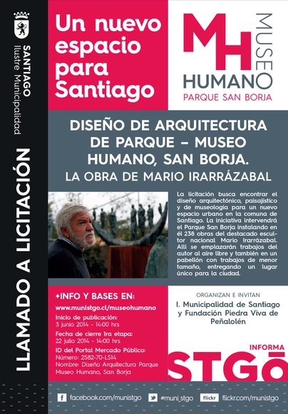Convocatoria: licitación del diseño Parque-Museo Humano / Santiago, Chile - Imagen Principal