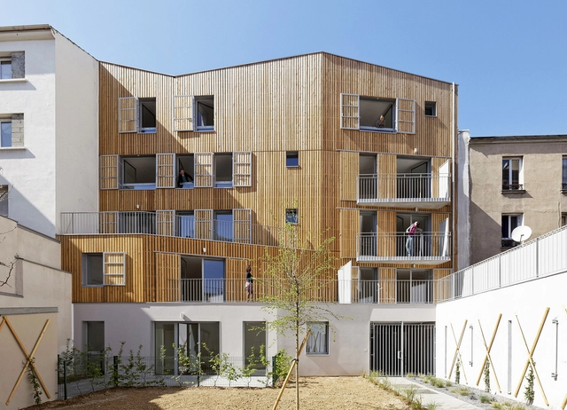 8 Viviendas en Patin / Benjamin Fleury - Apartamentos