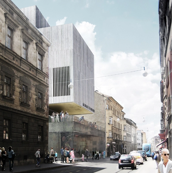 Multiplan Arhitekti Wins Competition for New Gallery in Zagreb - Gallery, Facade, Arch