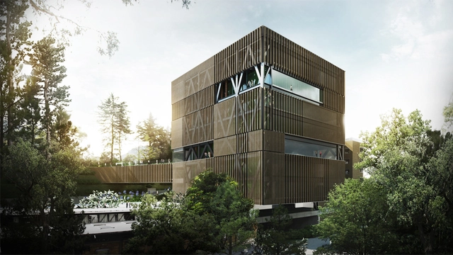 Mención honrosa en competición del diseño de Facultad de Ingeniería de la Pontificia Universidad Javeriana / Colombia - Imagen Principal