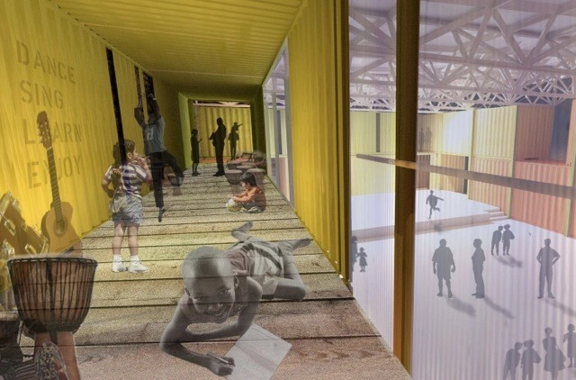 Students and Community Members Come Together to Construct Theater in Cape Town Township - Featured Image
