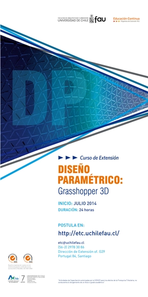 Curso de extensión en ‘diseño paramétrico: Grasshopper 3D’ / ¡Sorteamos dos medias becas! - Software