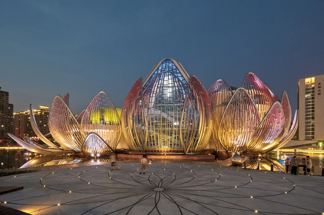 The Lotus Building and People's Park / studio505 - Public Architecture, Facade, Cityscape