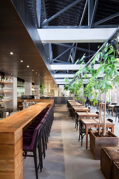 Mangiare Gastronomia / AR Arquitetos - Restaurante, Viga, Mesa, Cadeira