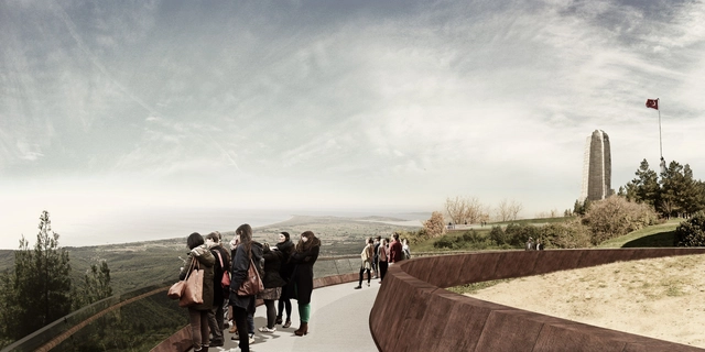 Özer/Ürger Architects + ON Design Take Third Place in Gallipoli National Park Competition - Park