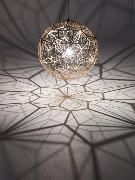 Etch Web: la nueva iluminación geométrica de Tom Dixon - Iluminacion