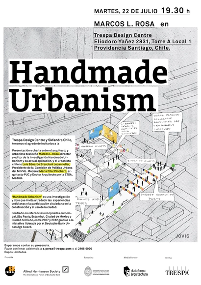 Presentación y charla "Handmade Urbanism" - Imagen Principal