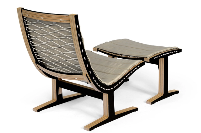Silla de descanso y ottoman Brisée / Emiliano Godoy - Imagen Principal