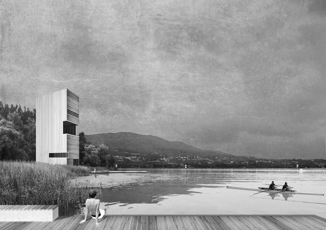 Primer Lugar en Concurso de diseño de infraestructura pública para el lago de Varese / Italia - Espacio Público