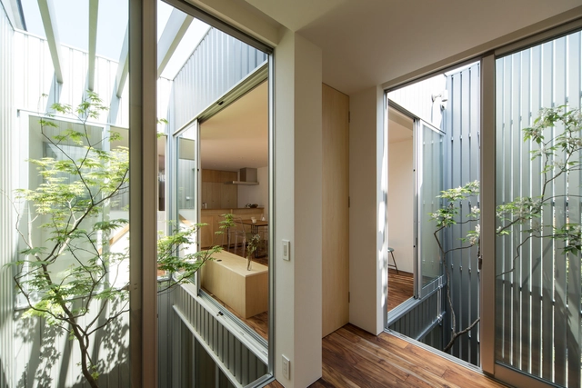 House in Otori / arbol - Houses, Deck, Facade, Handrail, Fence, Balcony, Chair
