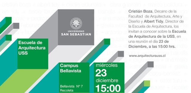 Invitación a conocer la Escuela de Arquitectura de la Universidad San Sebastián - Imagen Principal