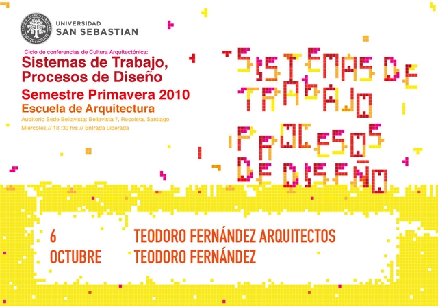 Ciclo de Conferencias Culturales: "Sistemas de Trabajo, Procesos de Diseño" / Teodoro Fernández  - Imagen Principal