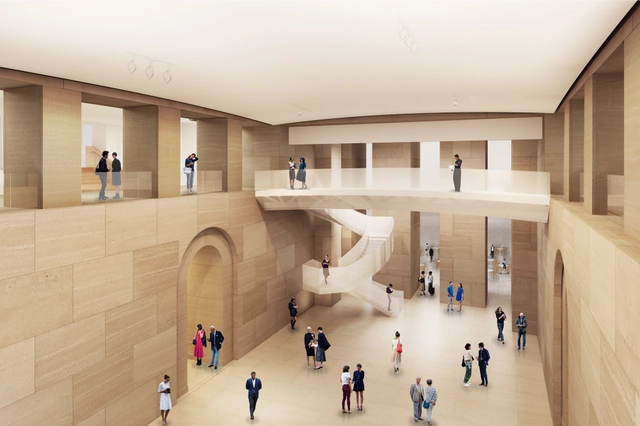 Gehry revela proyecto de ampliación subterránea para el "Philadelphia Art Museum" - Imagen Principal