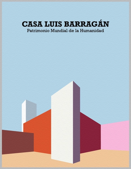 Ilustraciones conmemorativas de Casa-Estudio Luis Barragán por sus 10 años como Patrimonio de la Humanidad - Imagen Principal