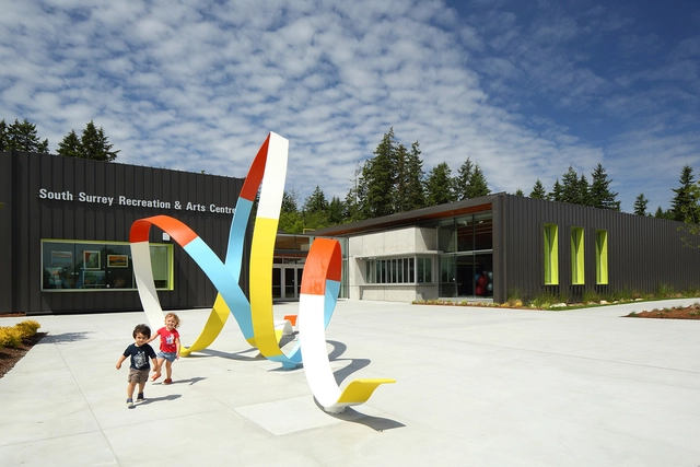 South Surrey Recreation & Arts Centre / Taylor Kurtz Architecture+Design - Gymnasium, Facade