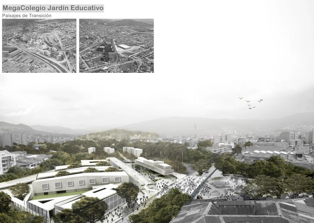 MegaColegio Jardín Educativo Ana Díaz, equipamiento educacional a escala urbana en Medellín - Escuela Primaria