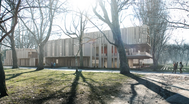 Ziya İmren Proposes a House of Hungarian Music - Institute, Facade