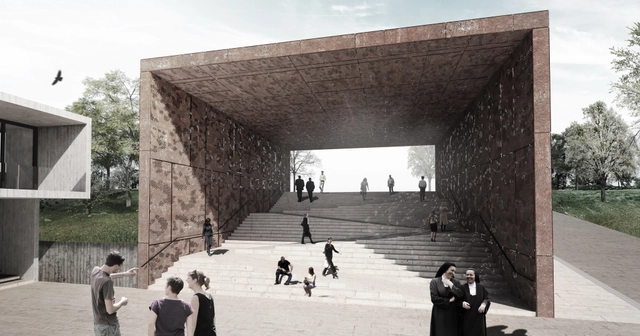 Primer Lugar en anteproyecto de capilla de la Parroquia Campo Claro / Venezuela - Capilla