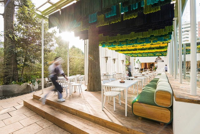 Saul E. Méndez, Zona 14  / Taller KEN - Retail , Patio, Table, Chair, Bench