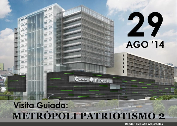 Visita guiada: Metrópoli Patriotismo 2 / Sociedad de Arquitectos Mexicanos - Imagen Principal