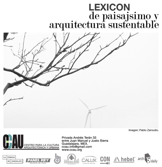 Curso: LEXICON, paisajismo y arquitectura sustentable / CCAU - Imagen Principal
