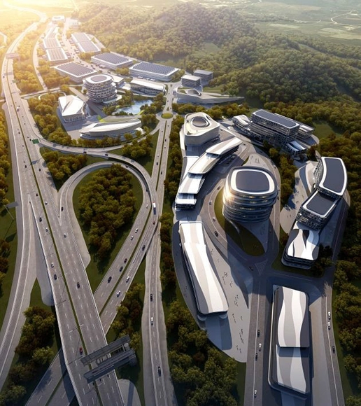 AATU Wins Competition to Design 'From Field to Kitchen' Industrial Park - Warehouse