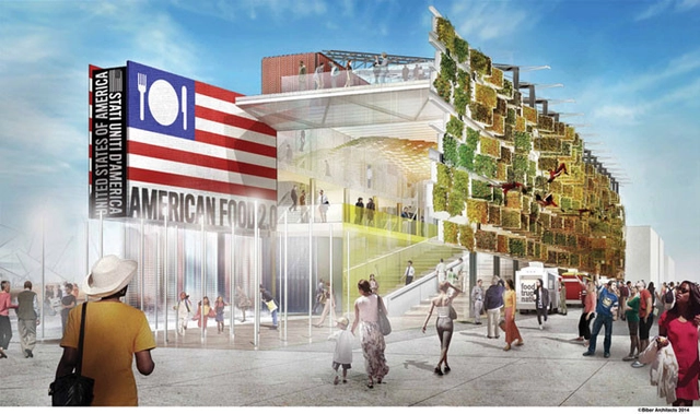 Expo Milán 2015: presentan diseño del pabellón estadounidense a cargo de Biber Architects - Imagen Principal