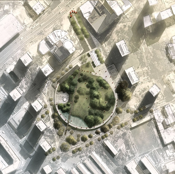 LATERAL, finalista en concurso Nuevo Parque Museo Humano San Borja / Santiago - Centro Cultural