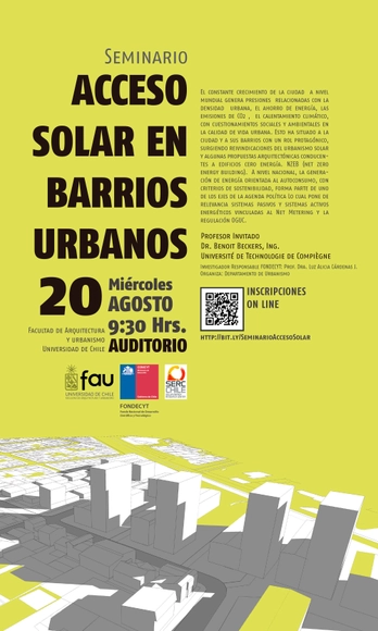 Seminario "Acceso solar en barrios urbanos" / Santiago, Chile - Imagen Principal