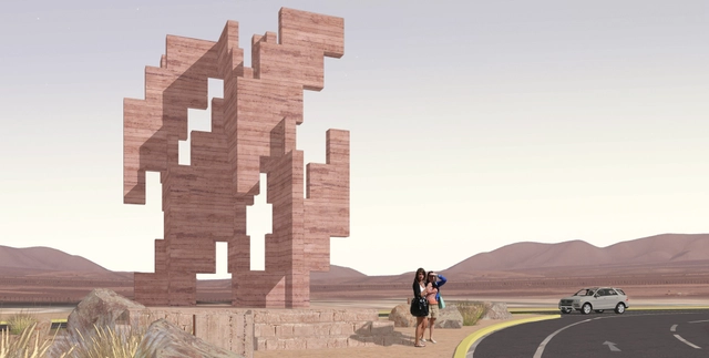 Trama del Tiempo, la escultura que se convertirá en un nuevo hito para el norte de Chile - Imagen Principal