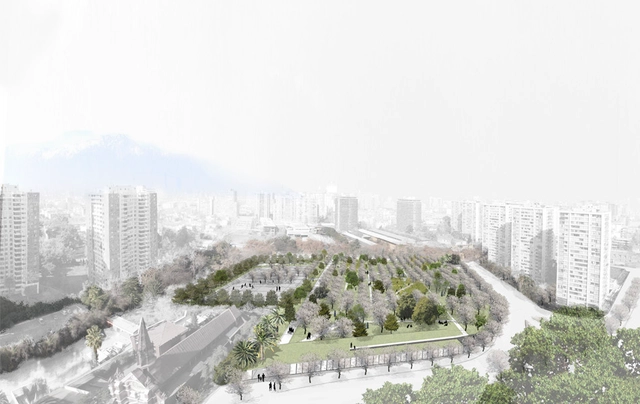 Jadue-Livingstone, finalistas en concurso Nuevo Parque Museo Humano San Borja / Santiago - Centro Cultural