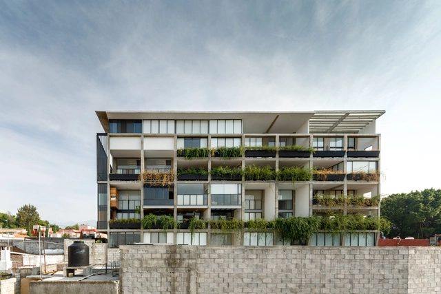 NT24 / Aflo Arquitectos - Apartamentos, Fachada, Balcón