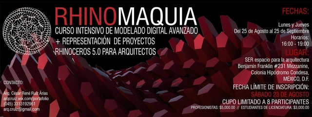 Rhinomaquia / Curso de modelado digital avanzado [¡Sorteo cerrado!]  - Imagen Principal