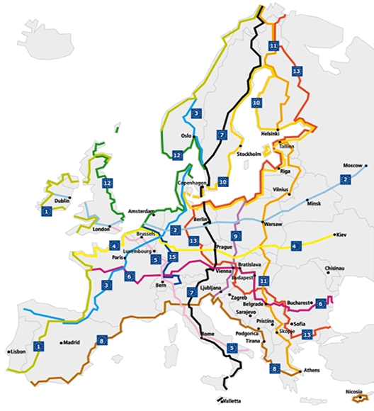 “EuroVelo”: A rede de 14 ciclovias que conectará 43 países da Europa - Imagem de Destaque