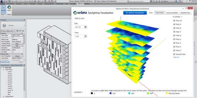 Sefaira anuncia herramienta de visualización de luz solar en tiempo real para Revit - Software