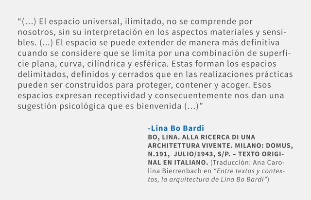 Frases: Lina Bo Bardi - Frases