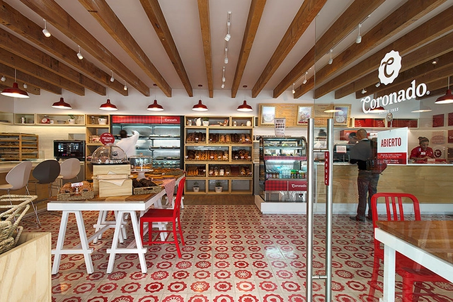 Tienda Coronado / AE - Tienda, Fijación Vigas, Mesas, Sillas