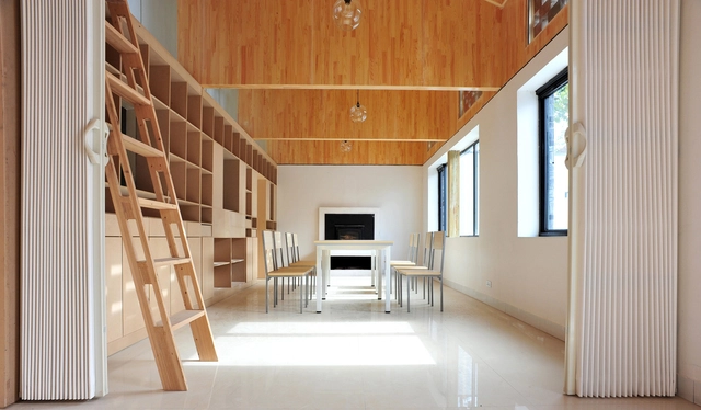 Ban House / Zhang Dongguang + Liu Wenjuan - Extension, Facade, Beam, Handrail, Door, Chair