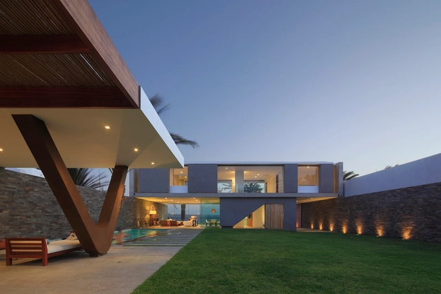 Casa Mar de Luz  / Oscar Gonzalez Moix - Casas, Fachada