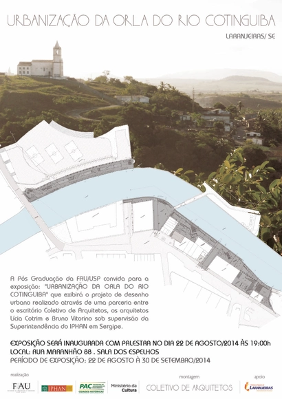 Palestra e exposição “Urbanização da Orla do Rio Cotinguiba”, na FAUUSP - Imagem de Destaque