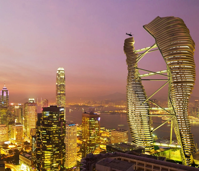 'Hong Kong Arcology SkyScraper', nominado al WAF 2014 / México - Rascacielos 