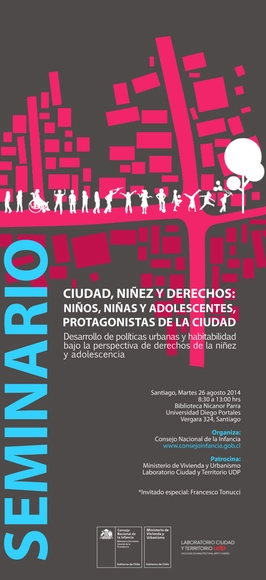 Seminario "Ciudad, niñez y derechos: niños, niñas y adolescentes protagonistas de la ciudad" / Santiago, Chile - Imagen Principal