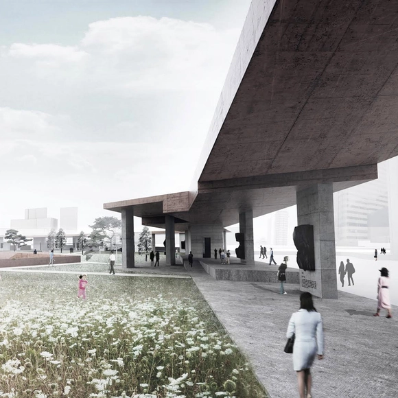 PWFERRETTO Propose an "Active Monument" as Seoul's Seosomun Memorial Park - Memorial Center